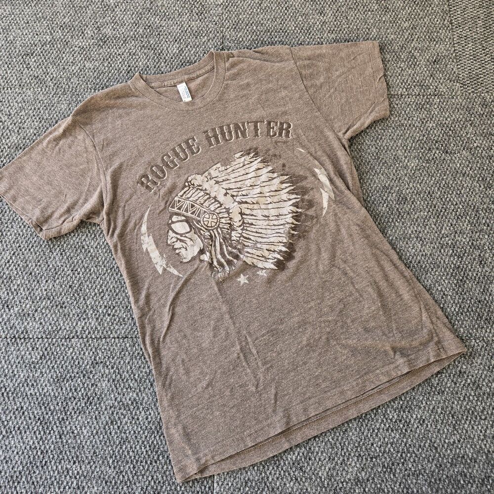 50/25/25 American Apparel The Track Shirt Tee Rogue Indian Noveske Y2K VTG Med